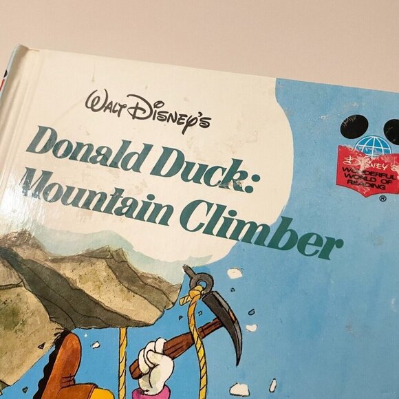 Vintage 1978 Walt Disney Presents Donald Duck Mountain Climber Book - Picture 2 of 16